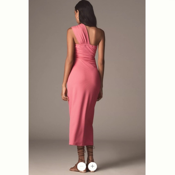 Anthropologie Porridge Antonia Twist-Front Ribbed Maxi Dress - Picture 3 of 4